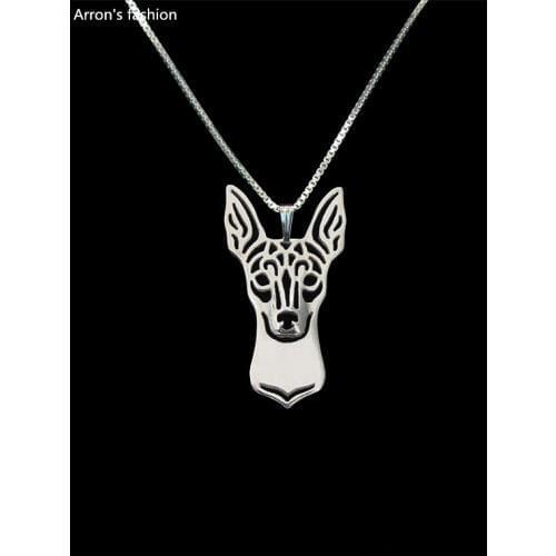 Trendy Toy fox terrier pendant women men gold silver plated necklaces & pendants fashion jewelry dog