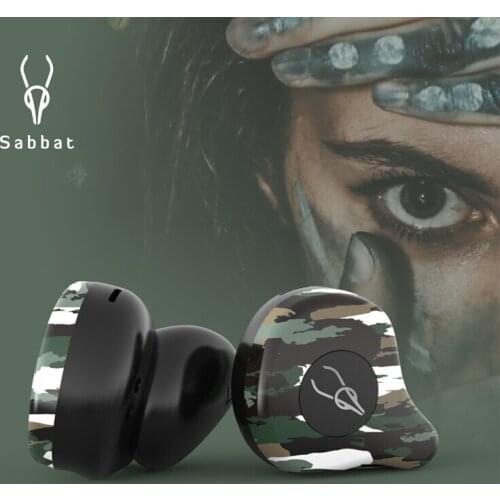Sabbat X12 Ultra Mini Bluetooth 5.0 Aptx Headsets Wireless Earbuds Tws True Wireless Waterproof Noise Reduction Earphones