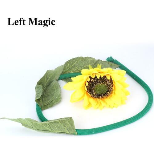 Funny Living Sunflower Magic Tricks Flower Magic Fun Stage Magic Toys Joke Classic Magic Prop Magician Stage Gimmick Illusion