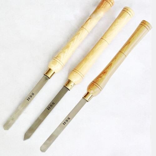 High Speed Steel Woodworking Lathe Knife DIY Woodworking Lathe Carving Sharp Knife Split Chisel Handheld Turning Tools