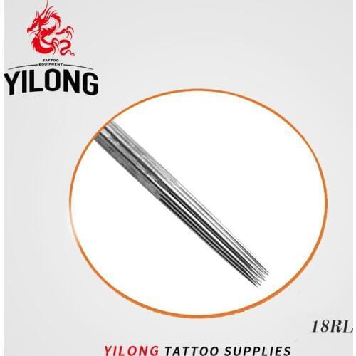 YILONG 50pcs 18RL Best quality Tattoo Needles Supplier Tattoo Needles Round Liner Free Shipping