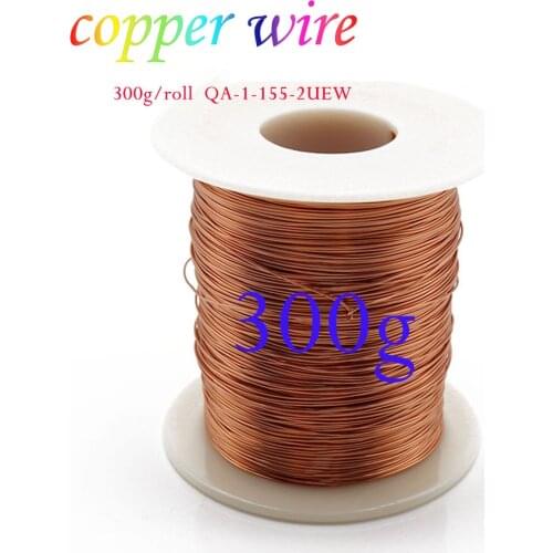 0.30mm 0.31mm 0.32mm 0.33mm 0.35mm 300g/roll Enameled Copper Wire QA-1-155 Magnet Wire Coil Winding wire Inductance Motor coi