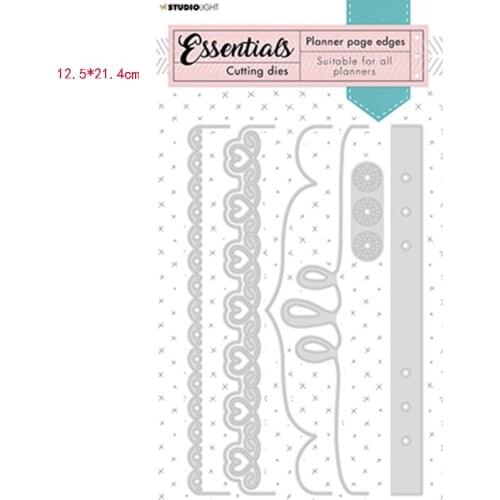 CH 2021 New Arrival Wave pattern Metal Cutting Dies Embossing Scrapbooking Stencil Craft Cut Dies For DIY Card Crafts Handmade