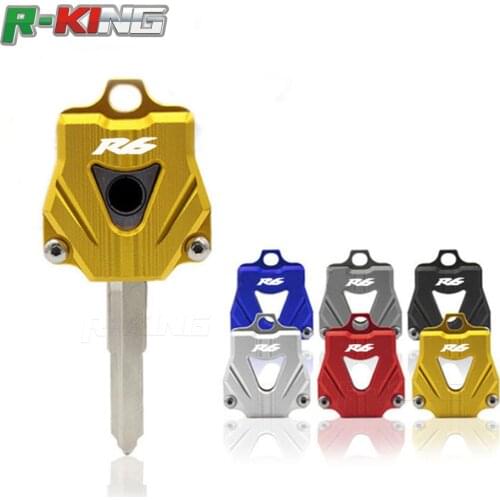 Moto Decoration Key Cover Creative For Yamaha YZF R6 1999-2018 YZFR6 Dedicated Styling DIY Motorcycle Accessories Key Cap