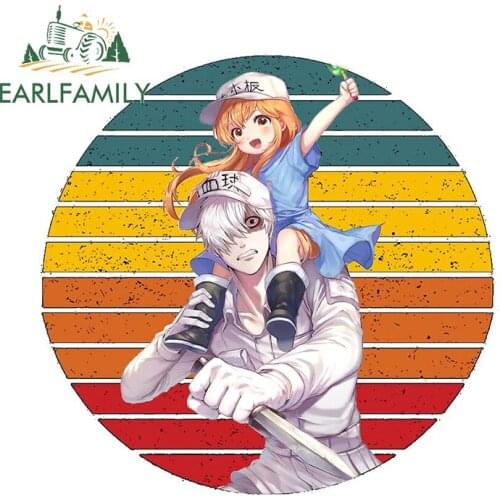 EARLFAMILY 13cm x 8.1cm for David Production Creative Car Sticker Stickers Waterproof 3D JDM Accessories Vehicle VAN SUV Decal