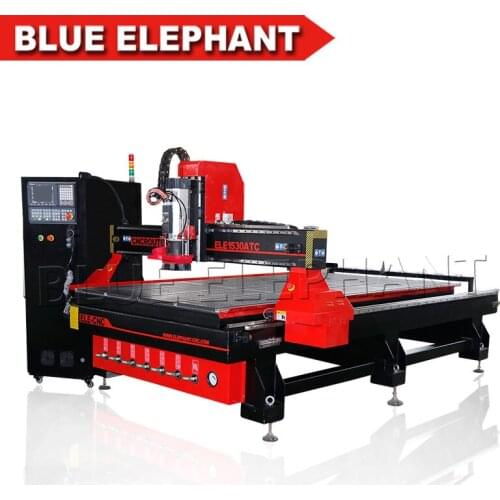Blue elephant 1530 atc cnc router, cnc drilling machine for Pcb, Aluminum, Wood Engraving machine with ATC router kits