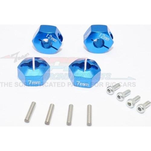 GPM ALLOY HEX ADAPTER (12MMX7MM) For AXIAL EXO TERRA BUGGY RC Upgrade
