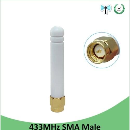 433MHz Antenna 3dbi SMA Male Connector Plug 433 MHz IOT Directional Antena Small Size Waterproof Antenne for Lorawan watermeter