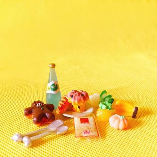 Artificial cakes/cookie/drinks/banana/pumpkin/dinnerware/cabbage/miniature food/cute/fairy garden gnome/dessert/doll house decor