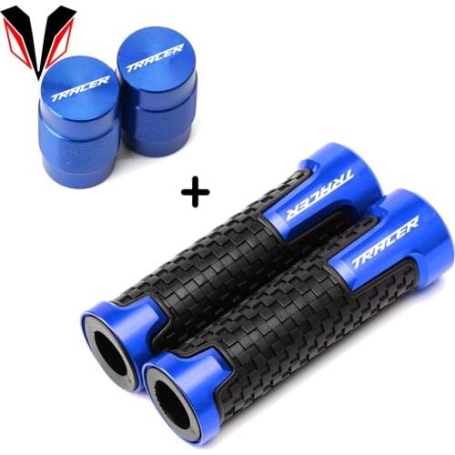 Motorcycle Tire Valve Stem Caps & Handle bar Grips for Yamaha TRACER 900 700 GT 900GT TRACER MT09 MT07 MT 09 MT 07 2020 2021