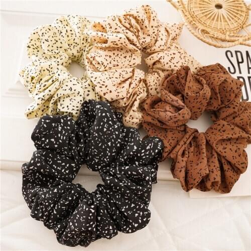 Korean Sweet Net Plaid Elastic Hair Bands Scrunchies Hair Rope Ties For Girls Women Ponytail Holder Hair Rings Hair Accessories