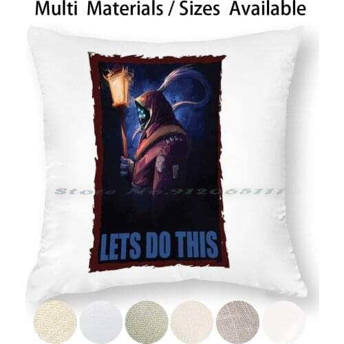 Jax Cool Design Pillow Case Throw Pillow Cover Cotton Linen Flax Riotgames Gamer Riot Gaming Fanart Esports Jaxplayer Creative
