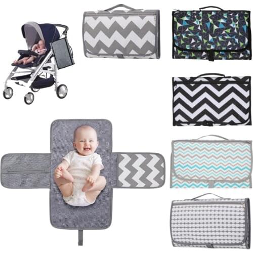 Multifunction Baby Changing Pad Diaper Portable Foldable Washable Waterproof Baby Stroller Mummy Bag Reusable Travel Pad Diaper