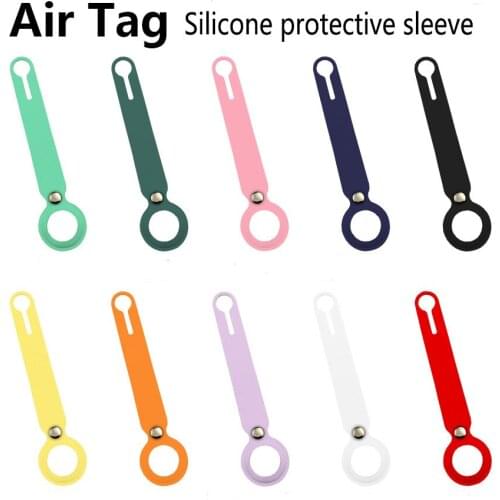 Apply to Rastreador de silicona suave con hebilla de montañismo, juego de funda protectora para llavero antipérdida, ad