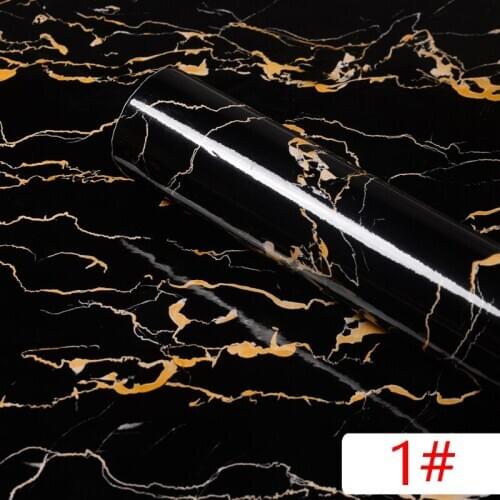 60cmx1M kitchen PVC Wall Stickers Marble Countertop Stickers Bathroom Living Room Decor Self-adhesive Waterproof Wallpaper