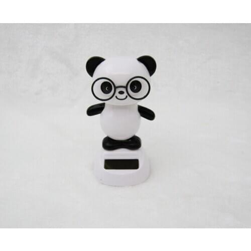 Plastic ornament Solar Toy Hot Car Pendants Dolls Solar Ornaments Swing Flowers Unisex Plastic Electronic Science Battery