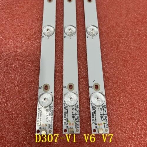 LED backlight strip(3) for LG 32LH500D 32PFT5500 32PFH4309 32PHT4319 32PFH4100/88 TPT315B5-AN02.S LB-F3528-GJX320307-H LB32067