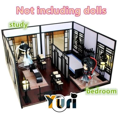 Grandmaster Of Demonic Cultivation Wei Wuxian Wangji Scene Model DIY Fit Figure Doll Toy Cosplay Limit Gift