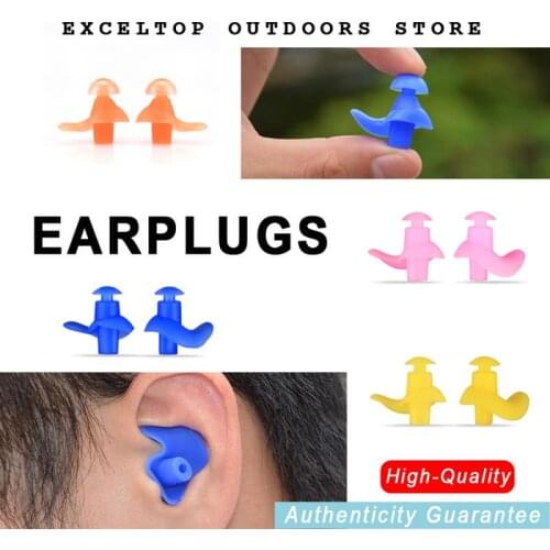 1 pair Soft Silicone Ear Plugs Environmental Waterproof Dust Proof Sports Swimming Ear Plugs Water Diving Accessories