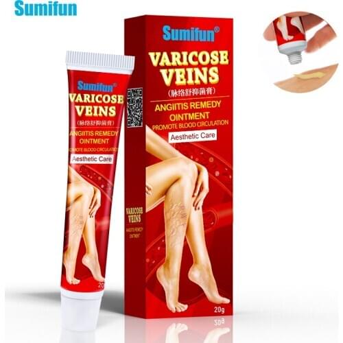Sumifun 1Pcs 20g Varicose Veins Treatment Cream Original Vasculitis Phlebitis Spider Pain Relief Ointment Medical Plaster K10011