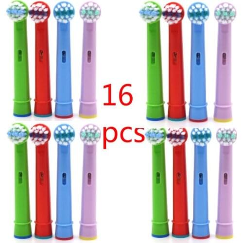 16pcs/4 packs Replacement Electric Toothbrush Heads Electric Tooth Brush Hygiene Care Clean 1004
