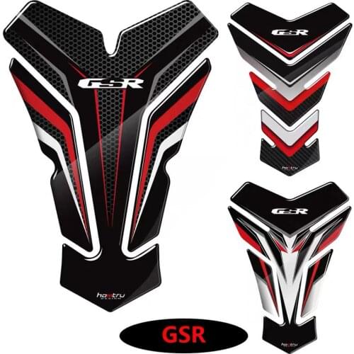 3D Resin Motorcycle Tank Pad Protector Sticker Case for SUZUKI GSR250 S F GSR400 GSR600 GSR750 GSR1000 Models