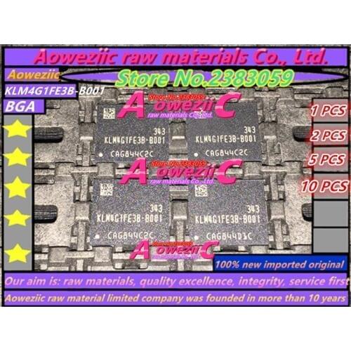 Aoweziic 100% new original KLM4G1FE3B-B001 BGA 4G Memory chip KLM4G1FE3B B001
