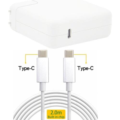 Power Supply 20.2V 4.3A 87W Type-c USB-c AC Laptop Adapter Charger For MacBook Air iPad Pro 15 /13 Inch 2018 2019 2020