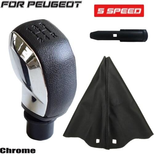 For CITROEN C1 C3 C4 PEUGEOT 106 107 205 206 207 306 405 508 Case Speed Car Shifter Boot Gear Shift Knob Head Lever Accessories