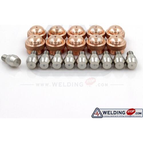 Binzel Abicor PSB 60/121 Plasma cutting torch after market electrode & nozzle tips 743.0441+743.0132 PKG/20