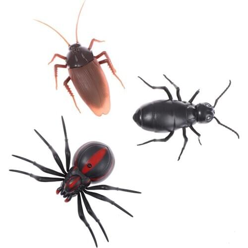 Infrared RC Remote Control Animal Insect Toy Kit Cockroach Spider Ant Prank Jokes Radio Insect for Boys