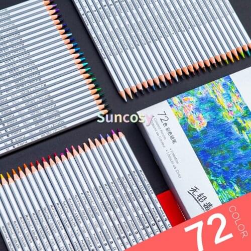 Marco 24/36/48/72pcs Colored Pencil Painting Set lapis de cor Non-toxic Lead-free Oily Color Pencil Writing Pen School Supplies
