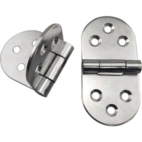 10pcs Table Door Hinges 304 Stainless Steel Kitchen Cabinet Folding Hinge For Sewing Machine Hardware Furniture Accessory WG017