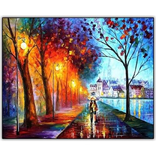 Romantic Couples By The Lake 5d Diamond Painting Cross Stitch Kit Full Drill Square Round Diamond Mosaic Paintings Picture Art