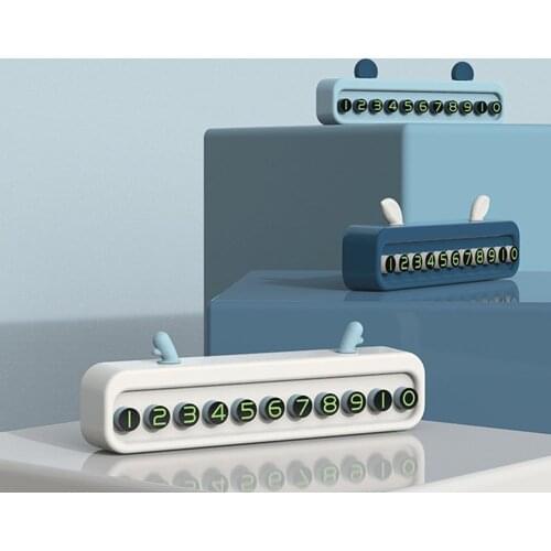 Car Temporary Parking Card Phone Number Card Plate Telephone Number Car Park Stop Automobile Accessories Car-styling 15x3.4cm