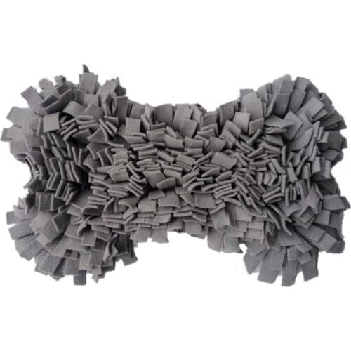 Bone Shaped Pet Dog Snuffle Mat Nose Smell Training Blanket Sniffing Pad Slow Feeding Bowl Food Dispenser Carpet