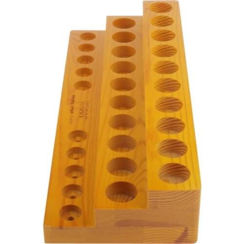 Vintage 10/30ml 28 Bottles 3 Tier Wooden Essential Oil Nail Polish Rack Storage Holder Organizer