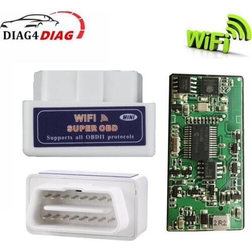 WIFI ELM327 V1.5 for Android/Ios/Windows/PC OBD2 Scanner ELM327 WIFI PIC18F25K80 Chip Support 12 Languages Auto Diagnostic Tools