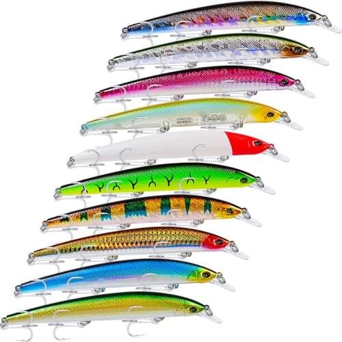 1 Pcs 18.5g 15cm 10 Colors Hard Bait Minnow Fishing Lures Peche Bass Trolling Artificial Hard Bait Crankbait Carp Fishing Tackle