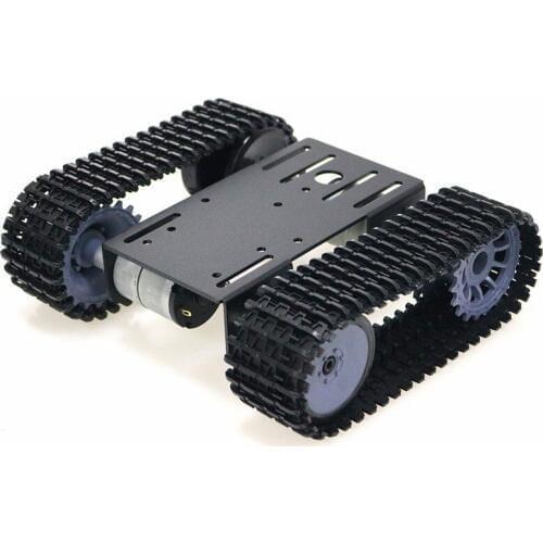 2018 V2.0 New Design mini TP101 Smart Tank Chassis Tracked Chassis Remote Control Platform with Dual DC Motor for DIY Arduino