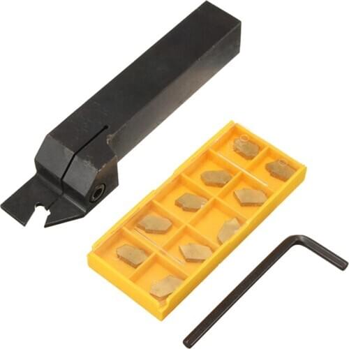 ZQ2020R-3 CNC Turning Tool Holder+10pcs SP300 Metal Inserts Box+L Wrench Set
