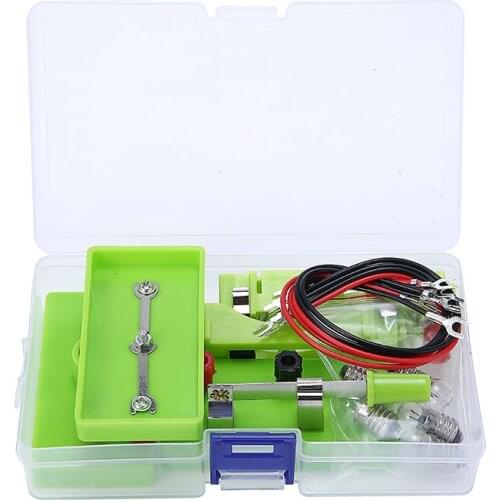 Kids Basic Circuit Electricity Learning Kit Physics Educational Toys For Children STEM Experiment Teaching Hands-on Ability Toy