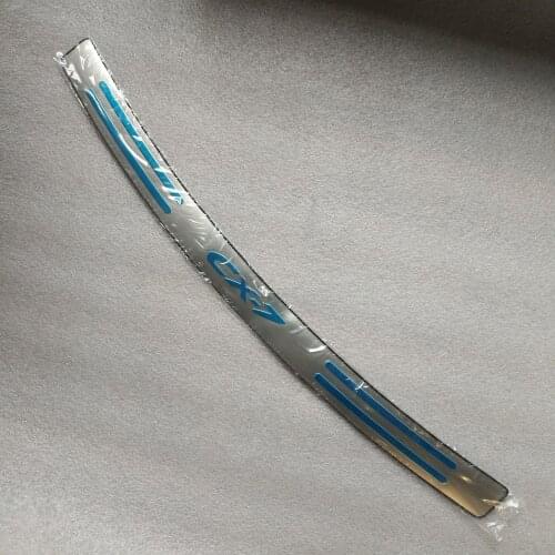 For Mazda CX-7 2008-2014 High-quality stainless steel bar Trunk guard threshold Shield Anti-scratch car accessories