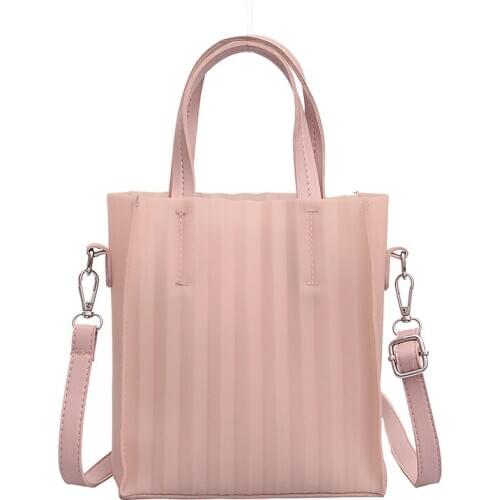 Fairy diagonal bag transparent new jelly package hipster wild portable Messenger bag fashion 2019 shoulder lady bag