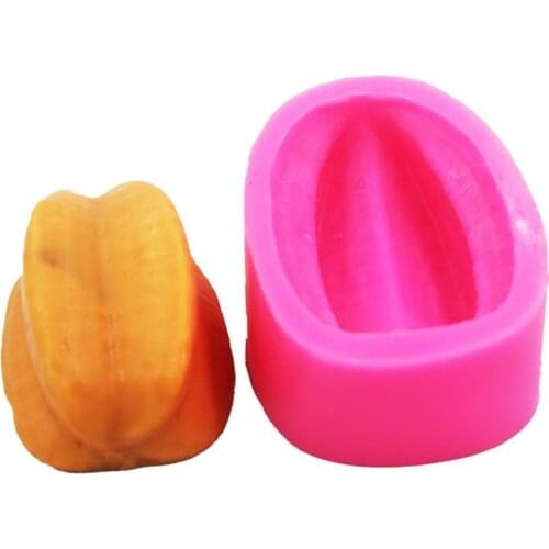 Carambola Soap Making Mold Fruit Fondant Soap Candle Craft Mould Carambola Baking Cake Mold Soap Chocolate Craft Resin Art Molds