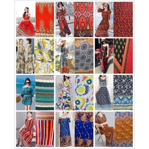 Cotton mulberry pinted dress home casual wear Pajama fabric2021011477-01