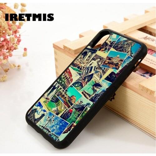 Iretmis 5 5S SE 6 6S Soft TPU Silicone phone case cover for iPhone 7 8 plus X Xs 11 Pro Max XR Italy Rome City