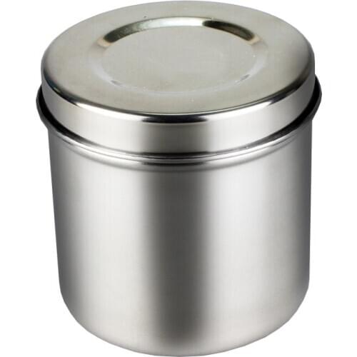 1 Pcs Tattoo Medical Stainless Steel Cotton Disinfection Container Tank Alcohol Iodine Gauze Canister Medicine Cylinder Box Tool