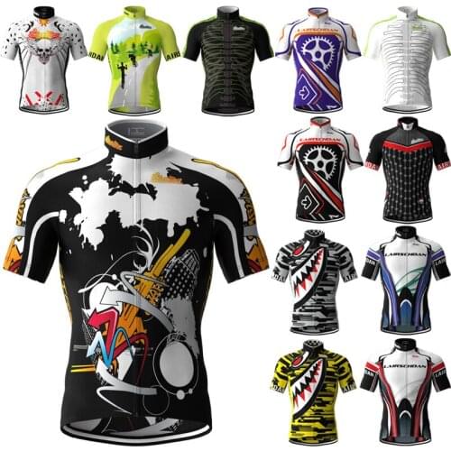 LairschDan 2021 Summer Mens Cycling Jersey MTB Racing Tops Sport Bicycle Shirt Ropa Ciclismo Pro Team Bike Jersey Cycling Wear