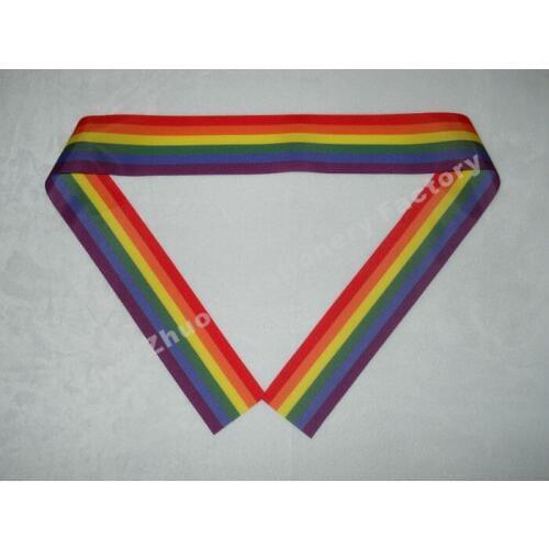 Rainbow Stripes Gay Pride LGBT Flag Headband Hair Band Hair Accessories 90X5CM Polyester Clip Hairpins Free Shipping